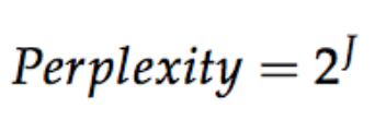 Perplexity equation
